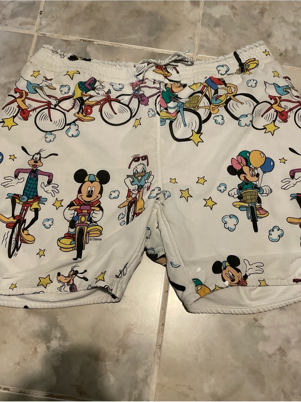 Vintage 90s Mickey Unlimited AOP Pocket Shorts SZ XL Summer